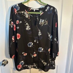 PLUS SIZE floral blouse